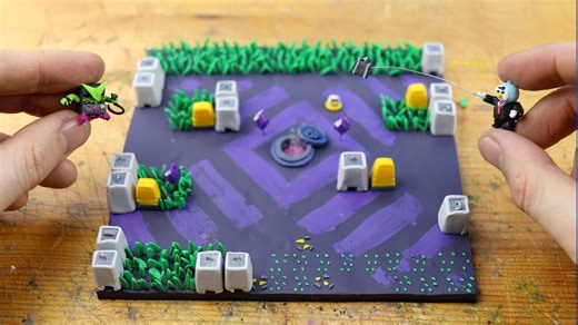 Agent Mr. P vs Virus 8-BIT – Arcade showdown with clay (Brawl Stars)