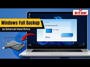 how to Create Full Backup of Windows 11 to External USB Hard Drive | Backup Windows (2026)