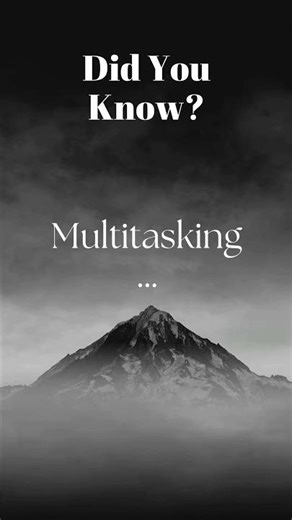 Stop Multitasking Immediately! 🛑 #productivity #shorts #mindset #masteringdiscipline #discipline