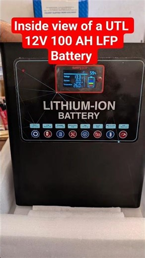 Inside UTL Lithium Phosphate Battery 12V 100AH