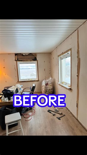 **Update on the reno** Let me know what you think.😊 Panorama window nr 2 has been installed in our seaview cottage (future airbnb)! Thrilled about the result! It’s like having two magnificent paintings to look at!🤩🥰🤩 Nr 3 will be installed next week.🥳 What do you think about the result?😊 Musi: Epic Inspiration by Kidmada #diy #doityourself #reno #renovation #improvement | Sølvi van den Ende