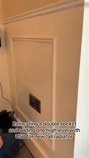 Installing a New Radiator with Extended Electrical Sockets