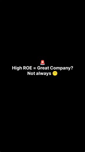 Fin RatioHub on Instagram: "ROE looks powerful. But sometimes it’s just financial makeup 🎭"