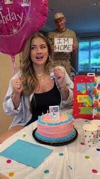 Soldier SHOCKS birthday girl with huge surprise! 🥹