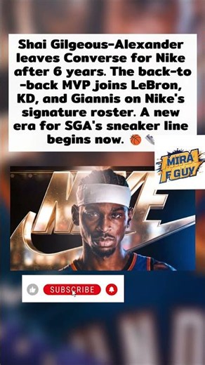 SGA Leaves Converse for Nike – Back-to-Back MVP Is New Signature Swoosh Athlete