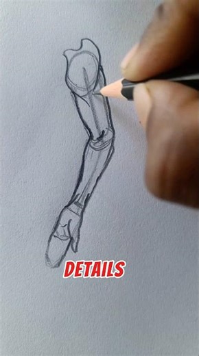 Making Slim Arms Look NATURAL ✨ #art #foryou #shorts #howtodraw #easydrawing #tutorial #sketch