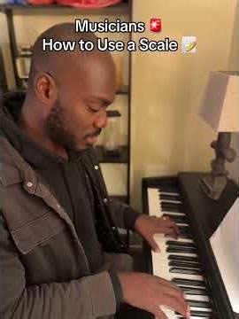 How to Use a Scale 🚨🙏🏿 | #piano #musicians #musictheory #pianolesson #keys #chords #music