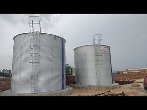 ZINCALUME WATER STORAGE TANK INSTALLATION INSTALL BY JACK IN FARIDABAD