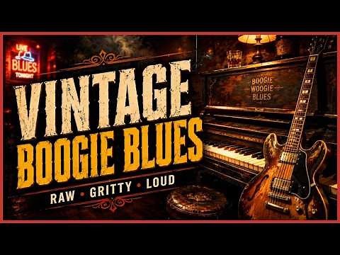 Vintage Boogie Woogie Blues | Raw Piano & Gritty Blues Rock Riffs