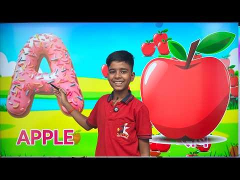ए फाॅर एप्पल | A for apple | अ से अनार | abcd | phonics song for nursery | #nurseryrhymes