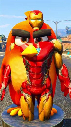 GTA 5 : HULK SANTA VS IRON MAN BIRD VS HALF VENOM 🎇🎇 || #shorts #shortsviral #gta5 ||