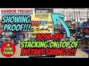 Harbor Freight Stacking 30% Off On Instant Savings Tool Deals With Proof!