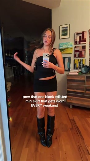 a little black skirt never fails #shorts #short #Charleiximoriss