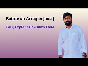Rotate an Array in java | Step by Step explanation