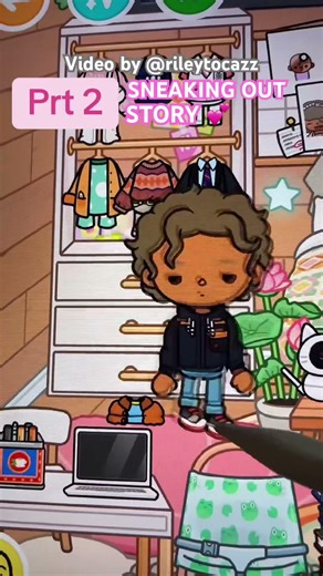 GETTING CAUGHT AFTER SNEAKING OUT FROM MY ROOM 😳 video by @rileytocazz