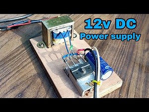How to Make 12v Power Supply and Charger Using a Bridge Rectifier d3sb | Javier's DIY