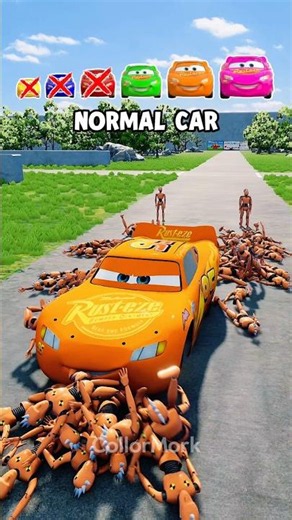 Big & Small Cars vs 50 Dummies
