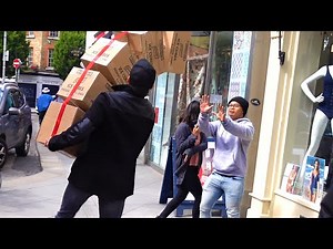 Falling Boxes Prank