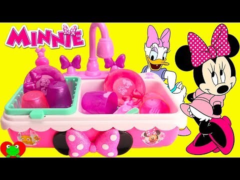 Genie Washes Color Changing Surprises In Minnie Mouse Kitchen Sink