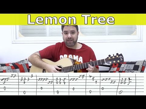 Fingerstyle Tutorial: Lemon Tree (FULL Instrumental) -- Guitar Lesson w/ TAB