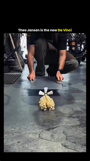 Wealth | Business | Finance on Instagram: "These machines walk without motors — and that’s the genius. Since the 1990s, artist and engineer Theo Jansen has been redefining how motion works. His Strandbeests move using only wind energy, with no electronics or engines involved. Every part is mathematically calculated, not artistically random. On open beaches, these structures walk like self-sustaining systems, blurring the line between art and engineering. What looks creative is actually constrain