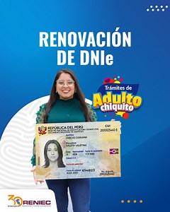 Hoy te enseño cómo renovar tu DNI electrónico en nuestras oficinas. #DNIe #DNI | RENIECPERU