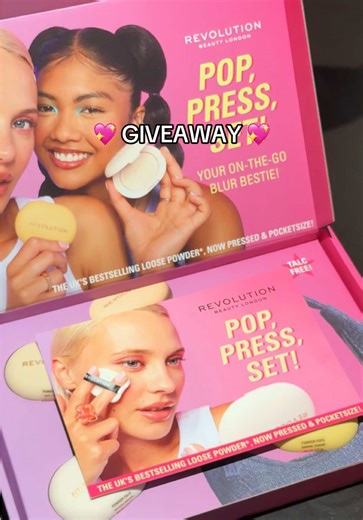 We’re gifting ONE of you our Powder Pops PR mailer 💖 To entre 👇 🎀 Like this post 🎀 Make sure you are following us @makeuprevolution 🎀 Comment which shade you would choose Good luck! 🌟 T&Cs: This competition is open to the UK, to anyone aged 18 . Closes at 11.59pm GMT on Sunday 8th February 2026. 1 winner will be chosen at random by the Revolution team. The winner will receive Revolution Beauty products. The prize is as stated and subject to stock availability, and no cash or other alternat