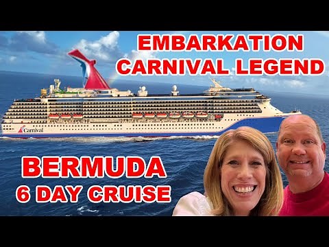 CARNIVAL LEGEND Bermuda EMBARKATION in Baltimore | Cabin 6130 | BOARDING DAY Life w/ Favor Cruise