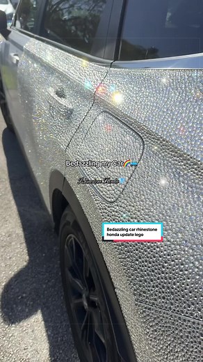 Bedazzled Honda Car Update: Door Dilemma & Rhinestone Progress