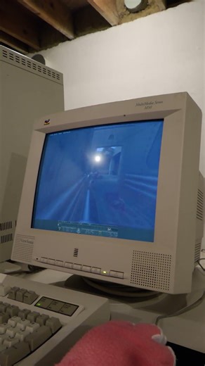 GLQuake on 3dfx Voodoo2 SLI in Windows ME the best OS for gaming in the BACKROOMS #FebMEary