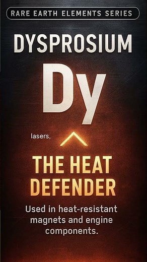 Dysprosium: The Heat Defender | Rare Earth Elements Explained