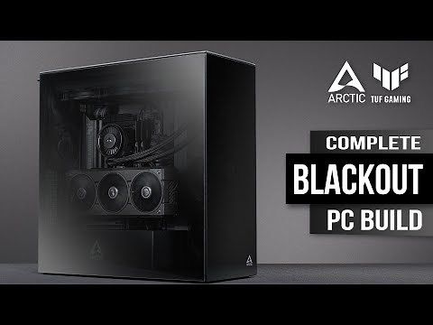 Stealth PC Build | Blackout Gaming Aesthetics | RTX 5070Ti + Core Ultra 7 265K + ARCTIC Xtender VG