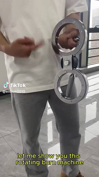 Adjust rotation speed#Fitness #rotating #exercise #rotatingburnmachine #spinningburnrotator