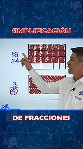 Simplificación de fracciones #matemáticasprofealex #parati | Matematicas Profe Alex