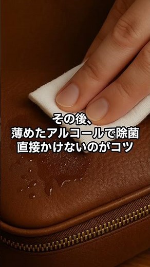 ファスナーまわりの白いカビ、正しい落とし方✨