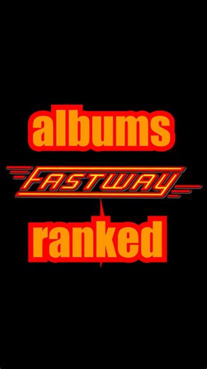 FASTWAY ALBUMS RANKED #fastway #albumsranked #classicrock #rankingshorts #motörhead