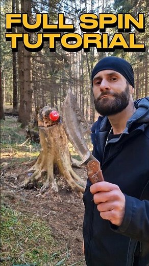 FULL-SPIN Knife Throwing Tutorial