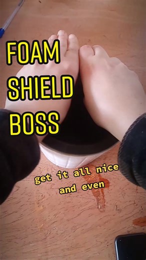 Crafting a Foam Shield Boss for LARPing Adventures