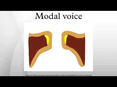 Modal voice