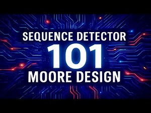 Moore Machine Design: Overlapping 101 Sequence Detector
