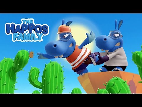 Finding the Beast | Cartoons for Kids | The Happos Family | Boomerang