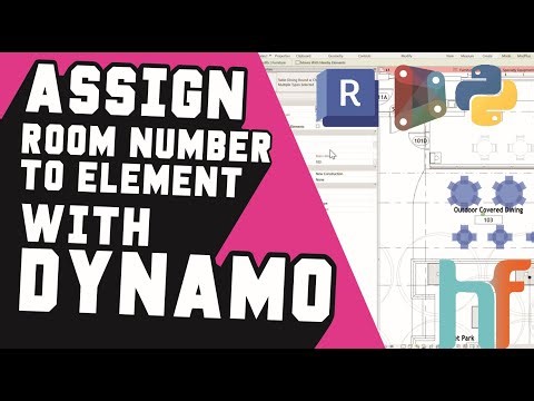 Add ROOM NUMBER TO ELEMENTS in Revit using Dynamo 🚀
