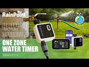 #RainPoint | How to setup the Smart Garden One-Zone Water Timer#MoreThanWaterSaving