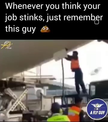 Here's to the unsung heroes of commercial aviation! The waste management crew to the cleaners and everyone else who does the dirty unglamorous jobs to keep the world moving! Follow For More 🤣❤️✈️ --> @ instagram.com/aflyguytravels #groundstaff #groundhandlingstaff #aviationnews #airlines #rampers #aviation #aviationlovers #aviationdaily #aviationgeek #instagramaviation #groundstaff #airport #airportlife #airports | A Fly Guy's Cabin Crew Lounge
