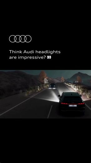 Audi headlights are impressive ❔️