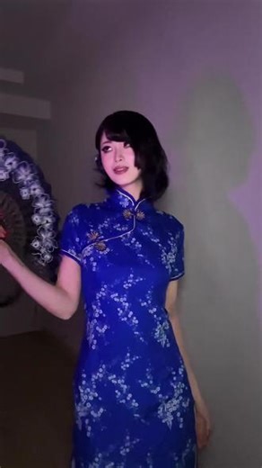 穿着旗袍老娘也能骂你到爽#旗袍 #短发 #媚女 #对口型 #nickiminaj