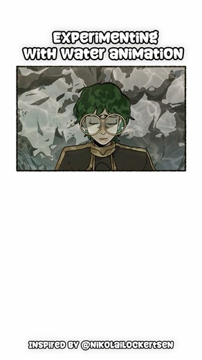 Water animation!#art#artist#drawingprocess#drawingstyles#tutorial#oc#shorts#fyp#animation#animatic