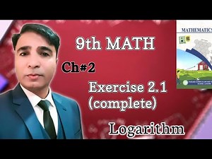 Exercise 2.1 Class 9th Chapter 2 New Book Math|| Unit 2 Logarithm|| PCTB||