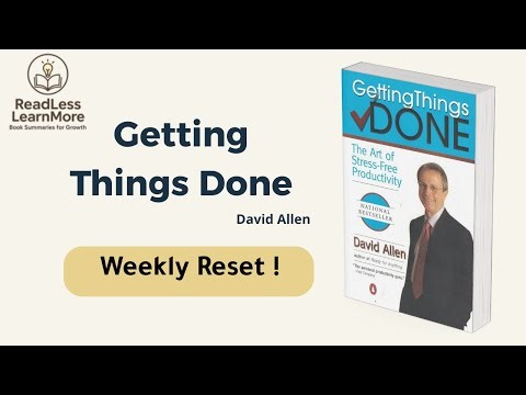 GTD Weekly Review Explained | The Habit That Keeps Your Life Clear and Under Control