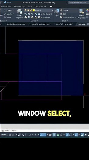 AutoCAD Tip | Window vs Crossing Selection